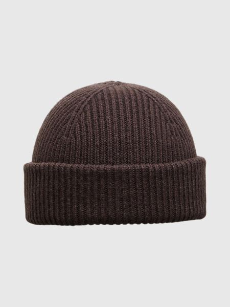 Selected 100% MERINO WOOL BEANIE, Chocolate Torte, highres - 16094982_ChocolateTorte_001.jpg