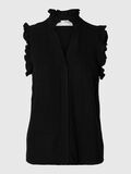 Selected ÄRMLÖS VOLANGPRYDD TOPP, Black, highres - 16096447_Black_001.jpg