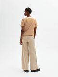 Selected MID WAIST WIDE FIT JEANS, Oxford Tan, highres - 16082038_OxfordTan_004.jpg