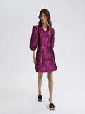 Selected PUFF SLEEVED WRAP DRESS, Very Berry, highres - 16087019_VeryBerry_008.jpg