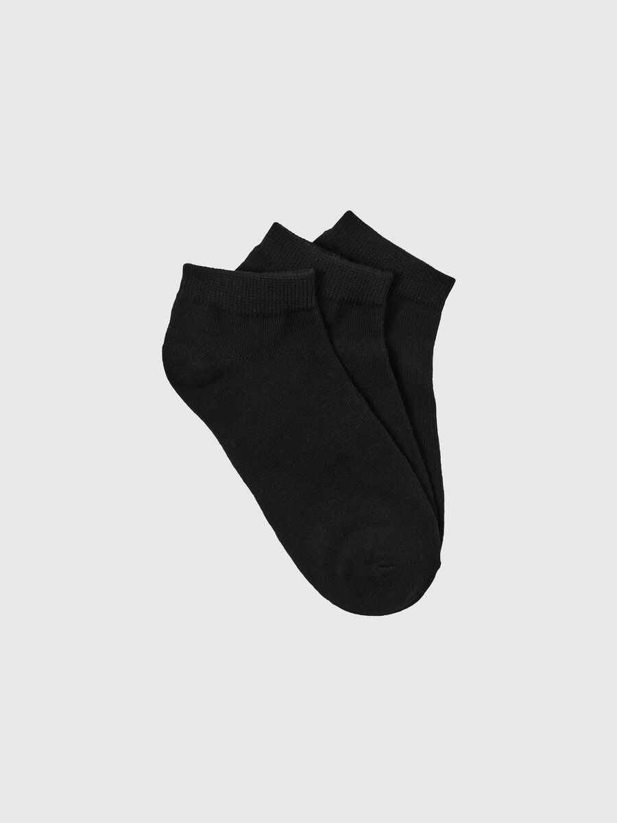 Selected LOT DE 3 CHAUSSETTES DE SPORT, Black, highres - 16097294_Black_001.jpg