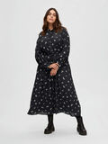 Selected PRINTED CURVE ROBE MI-LONGUE, Black, highres - 16087343_Black_982408_003.jpg