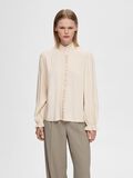 Selected RUFFLED SHIRT, Sandshell, highres - 16091887_Sandshell_003.jpg