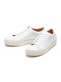 Selected LEATHER - TRAINERS, White, highres - 16058578_White_002.jpg