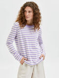 Selected STRIBET LANGÆRMET T-SHIRT, Violet Tulip, highres - 16065930_VioletTulip_663046_008.jpg