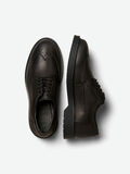 Selected LEDER SCHNÜRSCHUHE, Black, highres - 16075959_Black_005.jpg