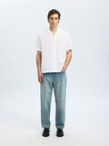 Selected EMBROIDERED SHORT SLEEVED SHIRT, Bright White, highres - 16097689_BrightWhite_005.jpg