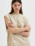 Selected BRODERET STRIK VEST, Sandshell, highres - 16079573_Sandshell_008.jpg