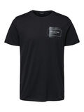 Selected COTON BIOLOGIQUE - T-SHIRT, Black, highres - 16070459_Black_718389_001.jpg