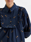 Selected EMBROIDERED PUFF SLEEVED DRESS, Dark Sapphire, highres - 16085293_DarkSapphire_945233_006.jpg