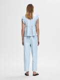 Selected COTTON HIGH WAISTED TROUSERS, Cashmere Blue, highres - 16094339_CashmereBlue_004.jpg