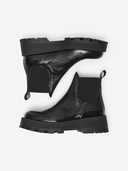 Selected PATENT LEATHER CHELSEA BOOTS, Black, highres - 16087198_Black_005.jpg