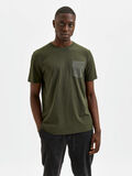 Selected MANCHES COURTES T-SHIRT, Rosin, highres - 16081972_Rosin_003.jpg