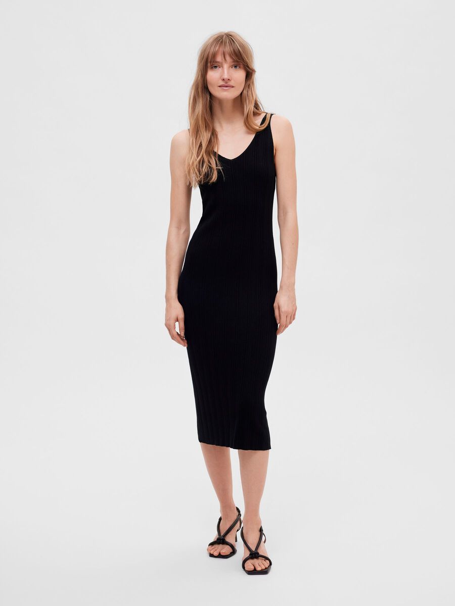 Selected VESTITO MIDI, Black, highres - 16091528_Black_005.jpg