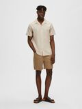 Selected LINEN-BLEND SHORT SLEEVED SHIRT, Kelp, highres - 16079055_Kelp_005.jpg