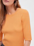 Selected SHORT-SLEEVED KNITTED TOP, Papaya, highres - 16088431_Papaya_006.jpg