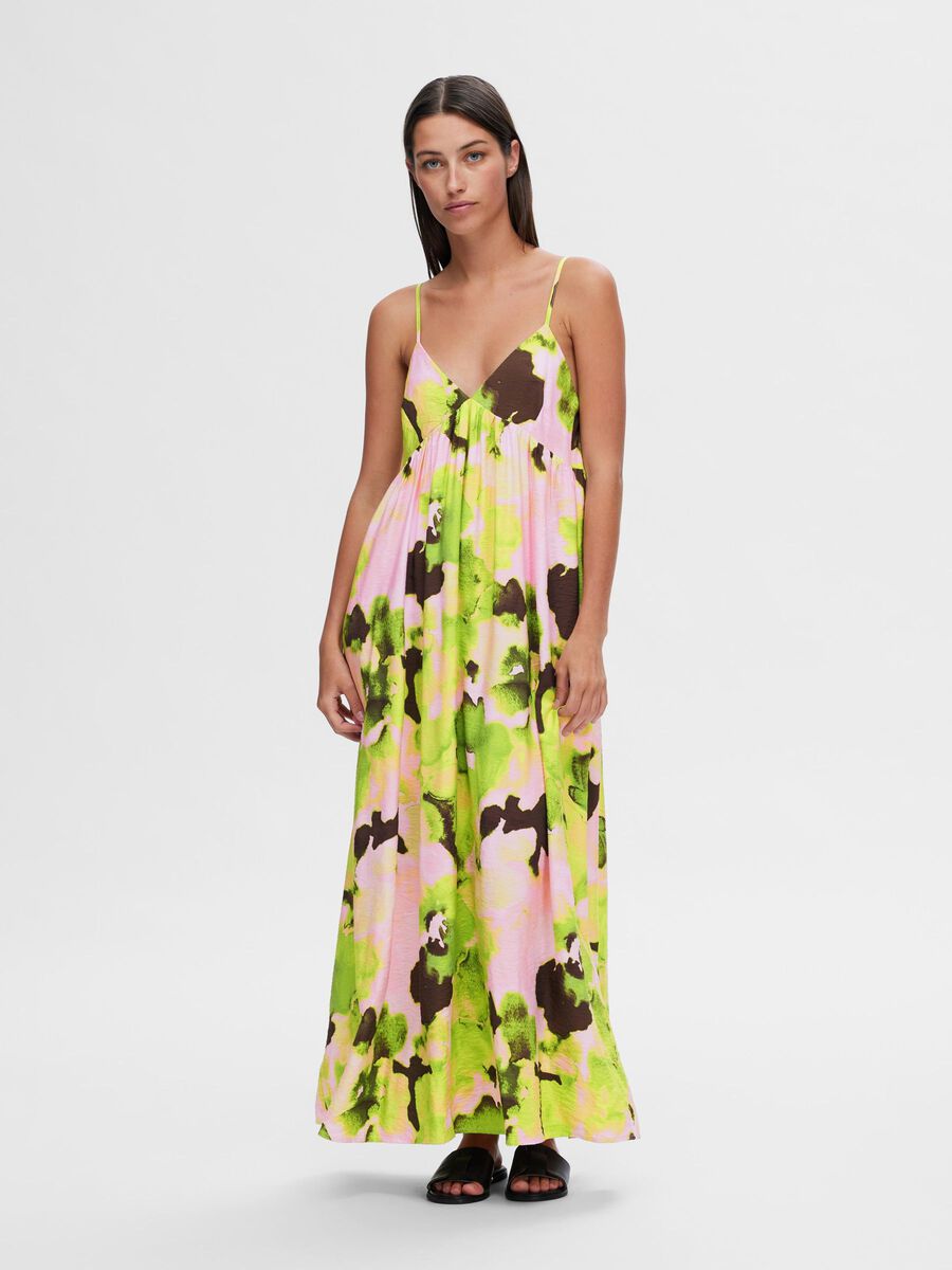 Selected ÄRMELLOSES PRINT MAXIKLEID, Lime Green, highres - 16093163_LimeGreen_1091313_003.jpg