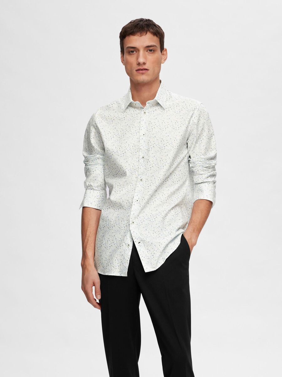 Mens Slim Fit Shirts | Fitted Shirts | SELECTED HOMME
