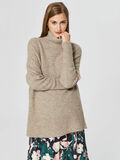 Selected HOGE KRAAG SWEATER, Birch, highres - 16064760_Birch_664238_003.jpg