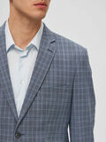 Selected À CARREAUX EN VISCOSE MÉLANGÉE BLAZER, Grey, highres - 16087745_Grey_984184_006.jpg