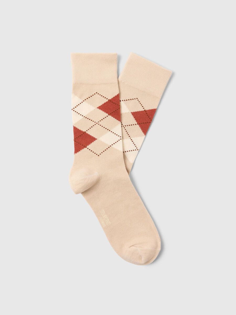 Selected ARGYLE CHAUSSETTES, Oatmeal, highres - 16081853_Oatmeal_001.jpg