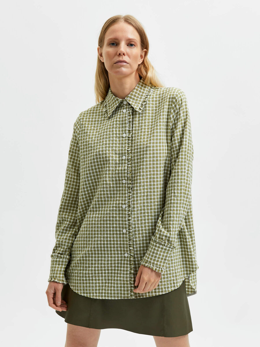 Selected CHECKED SHIRT, Calliste Green, highres - 16085299_CallisteGreen_945356_003.jpg