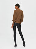 Selected STRETCHY LEREN BROEK, Black, highres - 16074216_Black_004.jpg