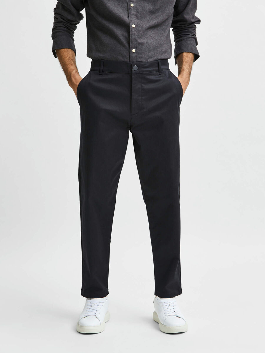 Selected SLIM TAPERED 172 PANTALON, Black, highres - 16080158_Black_003.jpg