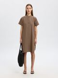 Selected COTTON  MINI DRESS, Coca Mocha, highres - 16097963_CocaMocha_003.jpg
