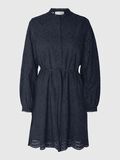 Selected LONG-SLEEVED SHIRT DRESS, Dark Sapphire, highres - 16092184_DarkSapphire_001.jpg