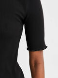 Selected RIB T-SHIRT, Black, highres - 16077383_Black_006.jpg