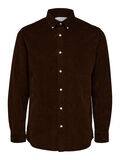 Selected CORDUROY CHEMISE, Coffee Bean, highres - 16086546_CoffeeBean_001.jpg