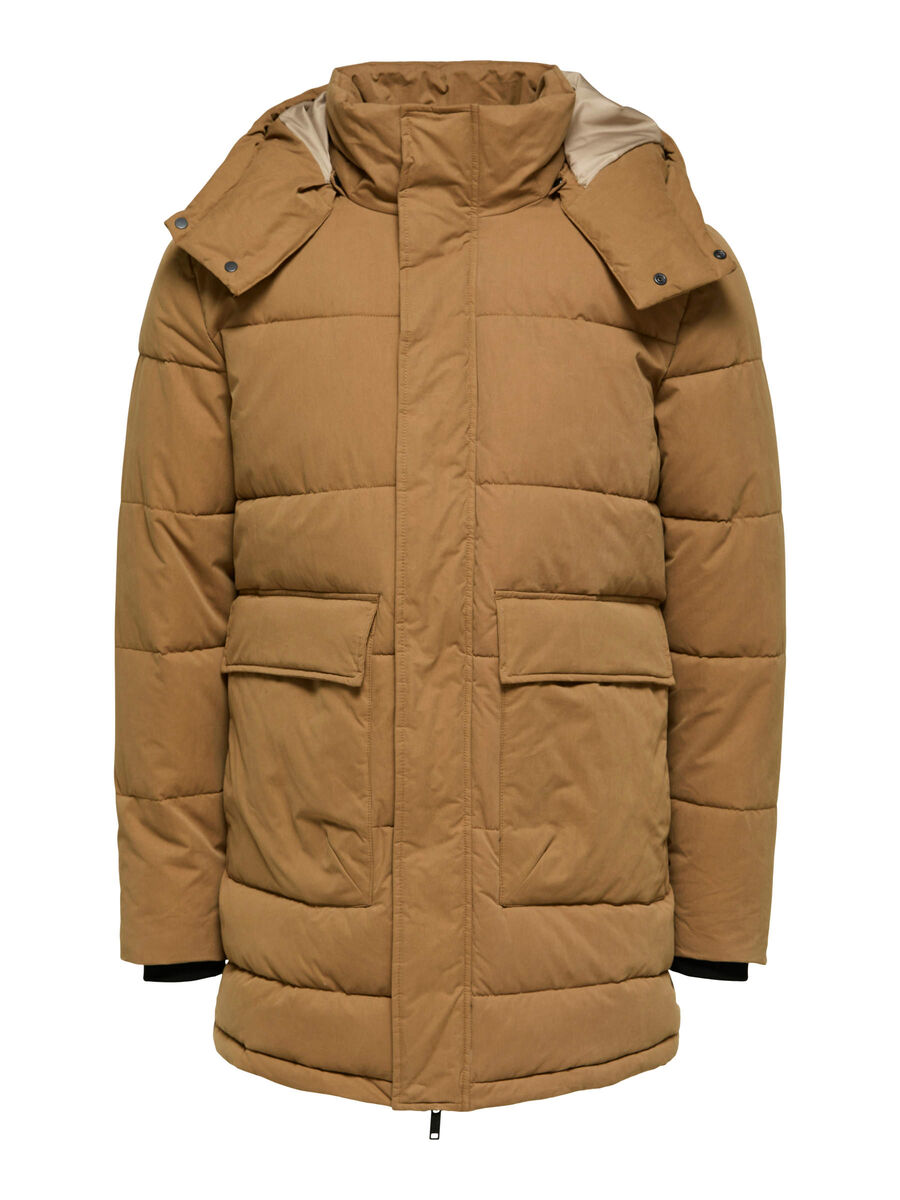 Selected PADDED PARKA COAT, Ermine, highres - 16086114_Ermine_001.jpg