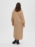 Selected CURVE RIBBED KNITTED DRESS, Warm Taupe, highres - 16088454_WarmTaupe_004.jpg