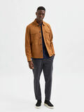 Selected WILDLEDER- OVERSHIRT, Toffee, highres - 16082613_Toffee_005.jpg