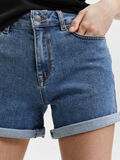 Selected TAILLE MI-HAUTE SHORTS EN JEAN, Medium Blue Denim, highres - 16084867_MediumBlueDenim_006.jpg