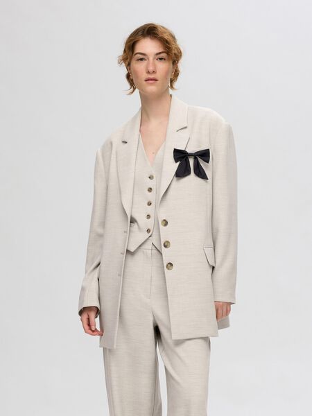 Selected VISCOSEMIX OVERSIZED BLAZER, Dove, highres - 16094929_Dove_1127384_003.jpg