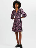 Selected METALLIC JACQUARD WRAP DRESS, Black, highres - 16089229_Black_008.jpg