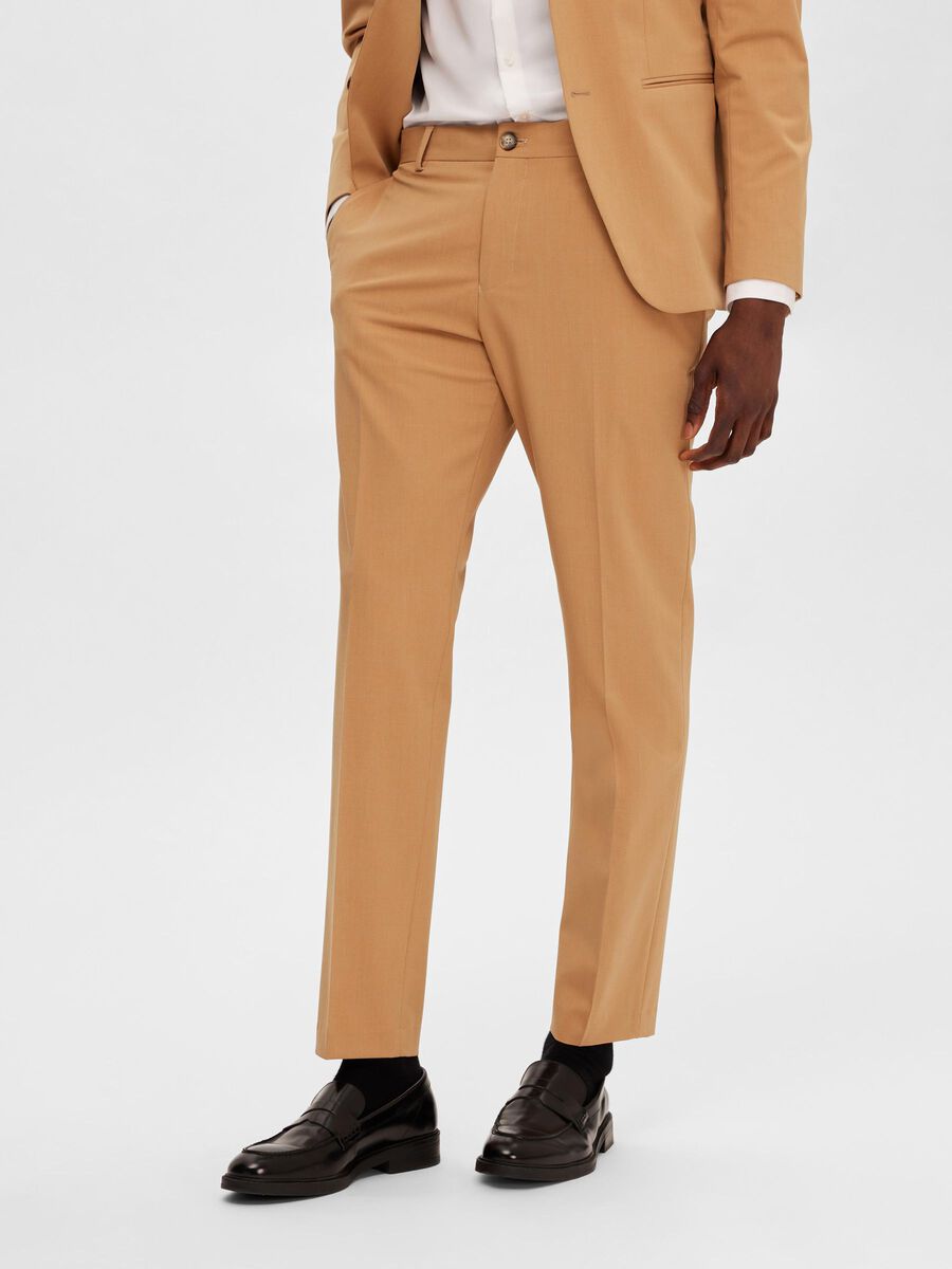 Selected VISKOSEMIX SLIM FIT ANZUGHOSE, Sandstorm, highres - 16088564_Sandstorm_003.jpg