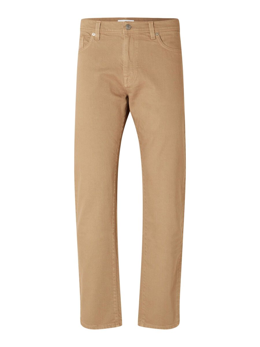 Selected 196 JEANS STRAIGHT FIT, Greige, highres - 16094199_Greige_001.jpg