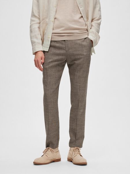 Selected SLIM FIT HABITBUKSER, Dark Sand Melange, highres - 16087871_DarkSandMelange_003.jpg