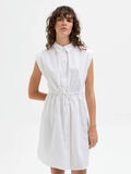Selected CAP SLEEVED SHIRT DRESS, Bright White, highres - 16084486_BrightWhite_003.jpg