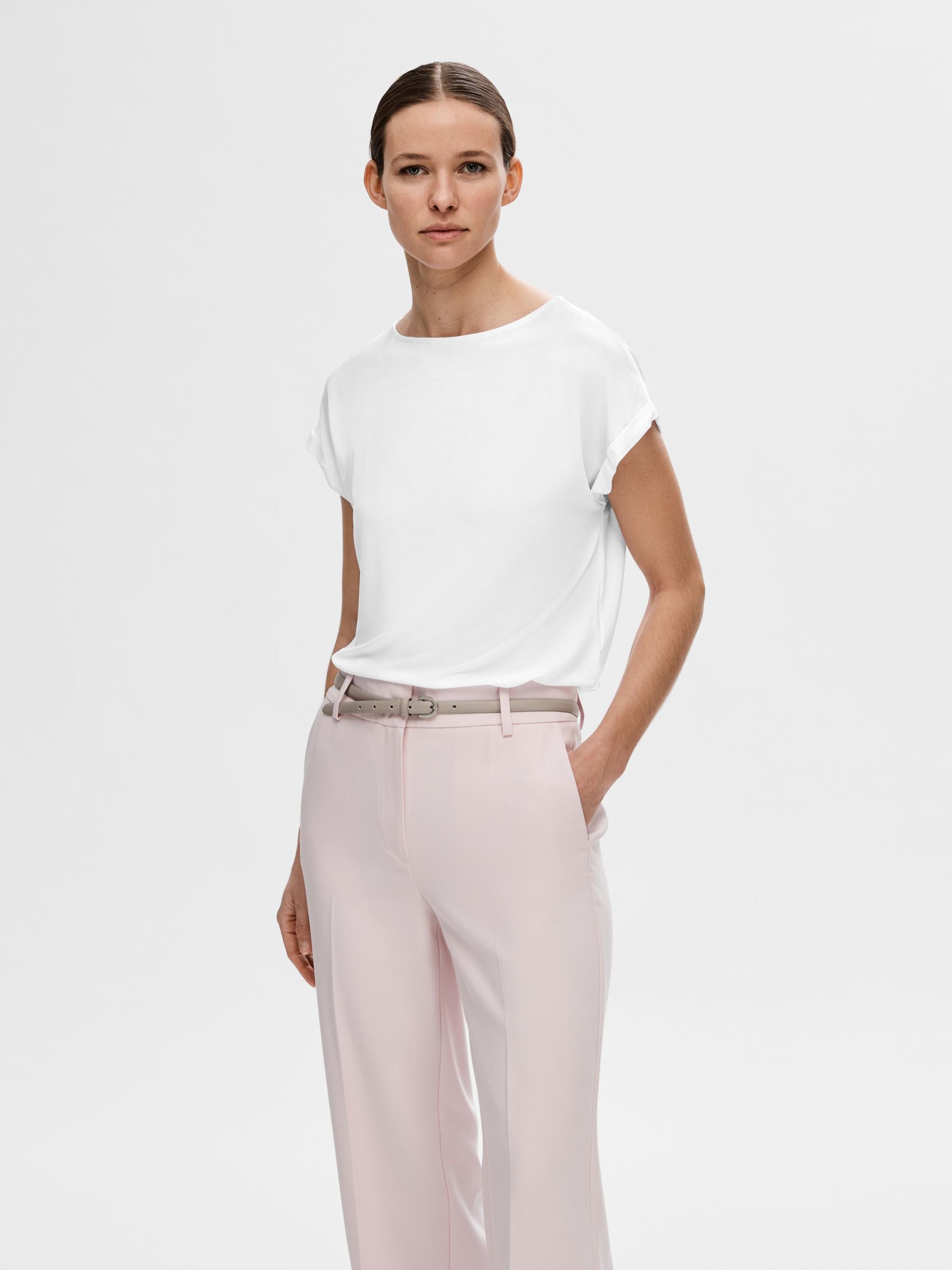 BOOTHALS T SHIRT Wit SELECTED FEMME