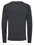 Selected HEAVY ORGANIC MERINO WOOL PULLOVER, Medium Grey Melange, highres - 16060241_MediumGreyMelange_636835_002.jpg