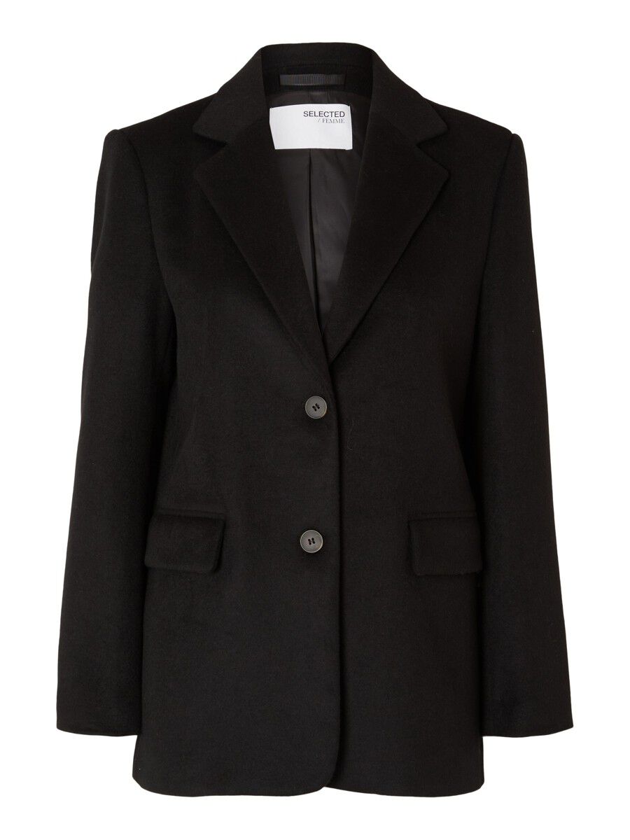 Selected KLASSISCHER EINREIHIGER BLAZER, Black, highres - 16092135_Black_001.jpg