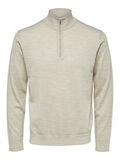 Selected CREMALLERA CORTA JERSEY, Simply Taupe, highres - 16085081_SimplyTaupe_940967_001.jpg