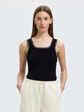 Selected SLEEVELESS KNITTED TOP, Black, highres - 16097531_Black_1189410_003.jpg