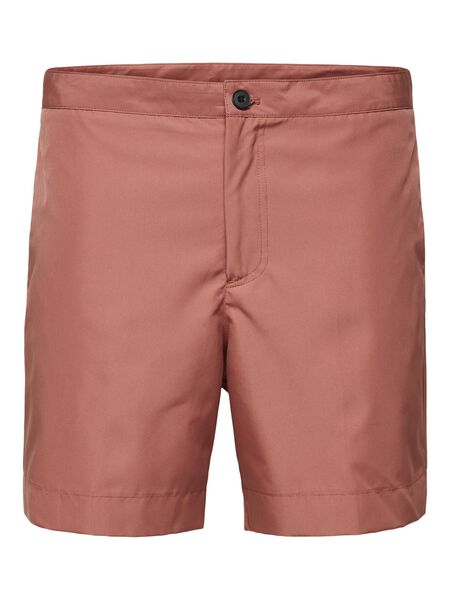 Selected SPORTS INSPIRED MINIMALIST SHORTS, Light Mahogany, highres - 16079011_LightMahogany_001.jpg