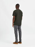 Selected CREW NECK T-SHIRT, Rosin, highres - 16086363_Rosin_004.jpg