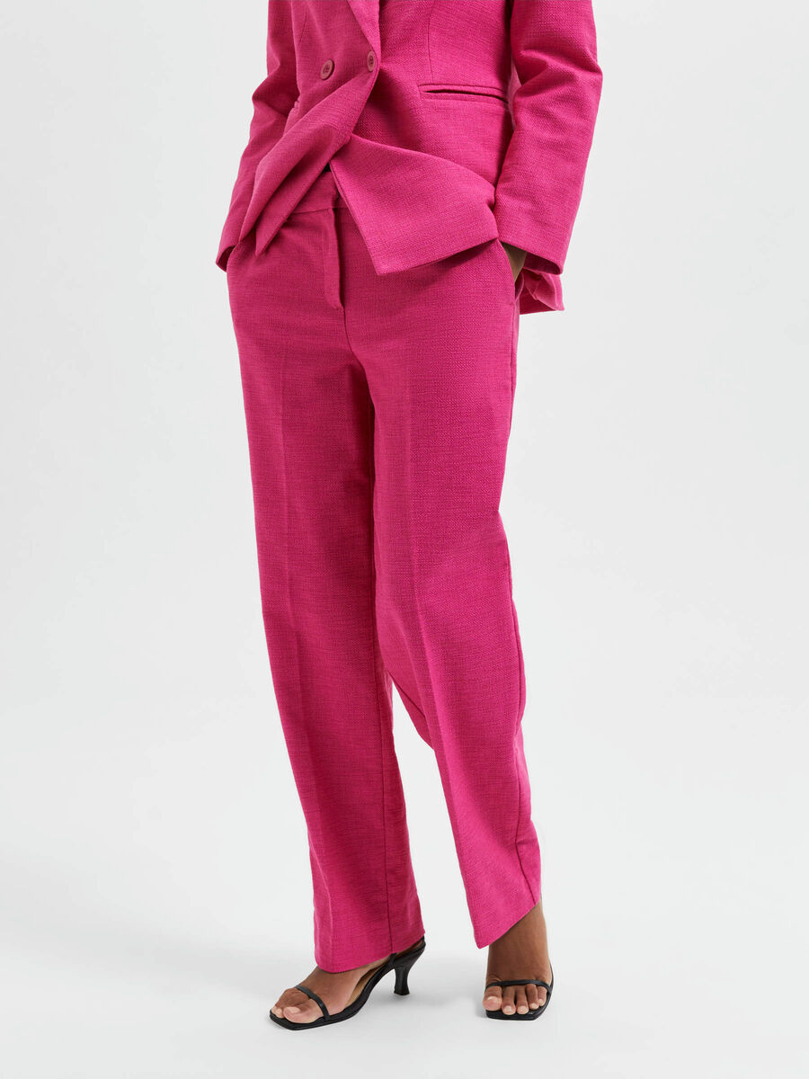 Selected WOVEN TROUSERS, Raspberry Rose, highres - 16087523_RaspberryRose_003.jpg